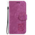 iPhone 17 Little Tiger Embossed Leather Phone Case - Rose Red