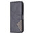 iPhone 17 Magnetic Buckle Rhombus Texture Leather Phone Case - Black iPhone 17 Magnetic Buckle Rhombus Texture Leather Phone Case - Black