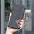 iPhone 17 Magnetic Buckle Rhombus Texture Leather Phone Case - Black iPhone 17 Magnetic Buckle Rhombus Texture Leather Phone Case - Black