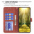 iPhone 17 Magnetic Buckle Rhombus Texture Leather Phone Case - Brown