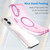 iPhone 17 MagSafe Frosted Translucent TPU + PC Full Coverage Phone Case - Pink iPhone 17 MagSafe Frosted Translucent TPU + PC Full Coverage Phone Case - Pink