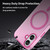 iPhone 17 MagSafe Frosted Translucent TPU + PC Full Coverage Phone Case - Pink iPhone 17 MagSafe Frosted Translucent TPU + PC Full Coverage Phone Case - Pink