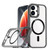 iPhone 17 MagSafe Magnetic Clear Phone Case - Black