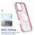 iPhone 17 MagSafe Magnetic Clear Phone Case - Pink iPhone 17 MagSafe Magnetic Clear Phone Case - Pink