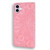 iPhone 17 Mandala Embossed Dual-Fold Calf Leather Phone Case - Pink
