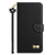 iPhone 17 Metal Bow Leather Phone Case with Hand Strap - Black