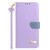 iPhone 17 Metal Bow Leather Phone Case with Hand Strap - Purple