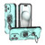 iPhone 17 Metal Kickstand TPU Hybrid PC Phone Case - Green