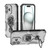iPhone 17 Metal Kickstand TPU Hybrid PC Phone Case - Grey