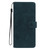 iPhone 17 Moonlit Butterfly Dance Pattern Embossed Leather Phone Case - Green