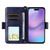 iPhone 17 Multi-card Slots Crossbody Cowhide Leather Phone Case - Blue