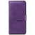 iPhone 17 Multi-Function Wallet 10 Card Slots Leather Phone Case - Violet