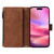 iPhone 17 Multifunctional Multi-Card Wallet Phone Leather Case - Brown