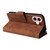 iPhone 17 Multifunctional Multi-Card Wallet Phone Leather Case - Brown