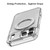 iPhone 17 Mutural Ice Amber Series MagSafe Holder TPU Phone Case - Transparent