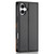 iPhone 17 N.BEKUS P3 RFID Stitching Magnetic Flip Leather Phone Case - Black