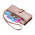 iPhone 17 Nine Card-slot Zipper Wallet Bag Leather Phone Case - Pink