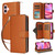 iPhone 17 Nine-card Slots Zipper Wallet Bag Leather Phone Case - Brown iPhone 17 Nine-card Slots Zipper Wallet Bag Leather Phone Case - Brown
