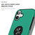 iPhone 17 PC + TPU Magnetic Phone Case with Invisible Ring Holder - Dark Green