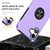 iPhone 17 PC + TPU Magnetic Phone Case with Invisible Ring Holder - Purple iPhone 17 PC + TPU Magnetic Phone Case with Invisible Ring Holder - Purple