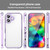 iPhone 17 PC Hybrid TPU Airbag Shockproof Phone Case - Transparent Purple