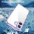 iPhone 17 PC Hybrid TPU Airbag Shockproof Phone Case - Transparent Purple