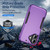 iPhone 17 Pioneer Armor Heavy Duty PC + TPU Phone Case - Purple+Black