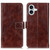 iPhone 17 Retro Crazy Horse Texture Horizontal Flip Leather Phone Case - Brown