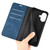 iPhone 17 Retro-skin Magnetic Suction Leather Phone Case - Dark Blue