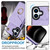 iPhone 17 Rhombic Texture Card Bag Phone Case with Long Lanyard - Light Purple iPhone 17 Rhombic Texture Card Bag Phone Case with Long Lanyard - Light Purple