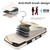 iPhone 17 Ring Holder RFID Card Slot Phone Case - Beige