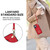 iPhone 17 Ring Holder RFID Card Slot Phone Case - Red