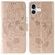 iPhone 17 Rose Butterfly Embossed Leather Phone Case - Rose Gold iPhone 17 Rose Butterfly Embossed Leather Phone Case - Rose Gold