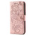 iPhone 17 Rose Butterfly Embossed Leather Phone Case - Rose Gold iPhone 17 Rose Butterfly Embossed Leather Phone Case - Rose Gold