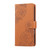 iPhone 17 Rose Flower Embossed 3-Card Slots Leather Phone Case - Brown