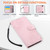iPhone 17 Rose Flower Embossed 3-Card Slots Leather Phone Case - Pink