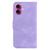 iPhone 17 Seven-shaped Embossed Leather Phone Case - Purple