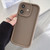 iPhone 17 Shockproof Frame Frosted Precise Hole TPU Phone Case - Coffee