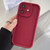 iPhone 17 Shockproof Frame Frosted Precise Hole TPU Phone Case - Wine Red