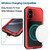 iPhone 17 Shockproof IP54 Life Waterproof Phone Case - Red