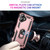 iPhone 17 Shockproof TPU Hybrid PC Phone Case with Holder - Rose Gold iPhone 17 Shockproof TPU Hybrid PC Phone Case with Holder - Rose Gold