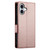 iPhone 17 Side Buckle Magnetic Frosted Leather Phone Case - Rose Gold iPhone 17 Side Buckle Magnetic Frosted Leather Phone Case - Rose Gold