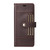 iPhone 17 Six Card Slots Buckle Leather Phone Case with Lanyard - Coffee