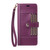 iPhone 17 Six Card Slots Buckle Leather Phone Case with Lanyard - Purple iPhone 17 Six Card Slots Buckle Leather Phone Case with Lanyard - Purple