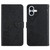 iPhone 17 Skin Feel Butterfly Embossed Flip Leather Phone Case - Black