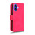 iPhone 17 Skin Feel Magnetic Flip Leather Phone Case - Rose Red