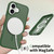 iPhone 17 Skin Feel TPU Hybrid PC MagSafe Phone Case - Dark Green