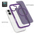 iPhone 17 Skin Feel TPU Hybrid PC MagSafe Phone Case - Purple
