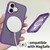 iPhone 17 Skin Feel TPU Hybrid PC MagSafe Phone Case - Purple
