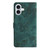 iPhone 17 Skin-feel Embossed Butterfly Leather Phone Case - Green iPhone 17 Skin-feel Embossed Butterfly Leather Phone Case - Green